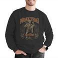 Vintage Muay Thai Belt Thai Boxing Warrior Fighter Skeleton Men Graphic Sweatshirt