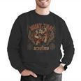 Vintage Muay Thai Chaiya Thai Boxing Fighter Style Elephant Men Graphic Sweatshirt