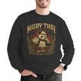 Vintage Muay Thai Gym Thai Boxing Training Fighter Panda Men Graphic Sweatshirt Vintage Muay Thai Gym Thai Boxing Training Fighter Panda Men Graphic Sweatshirt