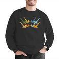 Vintage Synchronized Swimming Artistic Swimming Men Graphic Sweatshirt