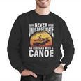 Women's Canoe Old Man Men Graphic Sweatshirt