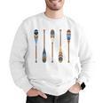Colorful Painted Oars Paddle Nautical CanoeShirt Men Graphic Sweatshirt Colorful Painted Oars Paddle Nautical CanoeShirt Men Graphic Sweatshirt
