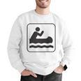 Cool Outdoor Water Sport Canoe Raglan Baseball Tee Men Graphic Sweatshirt