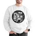 Drum Kit Drums Sweatshirt Men Graphic Sweatshirt