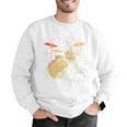 Drum Kit Retrowave Drums Men Graphic Sweatshirt Drum Kit Retrowave Drums Men Graphic Sweatshirt