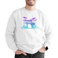 Drum Kit Set Drummer Premium Tri-Blend Men Graphic Sweatshirt Drum Kit Set Drummer Premium Tri-Blend Men Graphic Sweatshirt