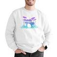 Drum Kit Set Drummer Raglan Baseball Tee Men Graphic Sweatshirt