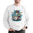 Drum Set Drumming Drummers Drum Kits Music Raglan Baseball Tee Men Graphic Sweatshirt Drum Set Drumming Drummers Drum Kits Music Raglan Baseball Tee Men Graphic Sweatshirt