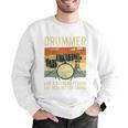 Drummer Better Timing Retro Vintage Sunset Drum Kit Graphic Men Graphic Sweatshirt Drummer Better Timing Retro Vintage Sunset Drum Kit Graphic Men Graphic Sweatshirt