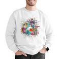 Drums Pop Art Drummer Drum Kit Men Graphic Sweatshirt Drums Pop Art Drummer Drum Kit Men Graphic Sweatshirt