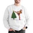 Festive Muay Thai Santa Christmas Men Graphic Sweatshirt