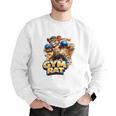Gym Rat Kickboxing Nak Muay Thai Boxing Fighter Men Graphic Sweatshirt