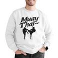 Muay Thai Boxing Martial Arts Fighter Men Graphic Sweatshirt