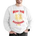 Muay Thai Tiger Kickboxing Gym MMA Street Fight Kickboxing Men Graphic Sweatshirt