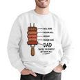 Steak BBQ Dad You'Re The Rarest Of Them All Fathers Day Men Graphic Sweatshirt