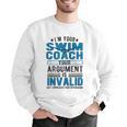 Swim Coach Swimming Coach Men Graphic Sweatshirt Swim Coach Swimming Coach Men Graphic Sweatshirt