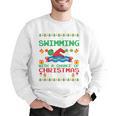 Swimming Christmas Party Swim Swimmer Christmas Ugly Style Men Graphic Sweatshirt Swimming Christmas Party Swim Swimmer Christmas Ugly Style Men Graphic Sweatshirt