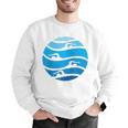 Swimming Freestyle Raglan Baseball Tee Men Graphic Sweatshirt Swimming Freestyle Raglan Baseball Tee Men Graphic Sweatshirt