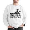 Swimming Instructor Lesson Swim Coach Men Graphic Sweatshirt Swimming Instructor Lesson Swim Coach Men Graphic Sweatshirt