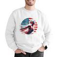 Swimming United States Apparel American Flag Swimming Men Graphic Sweatshirt Swimming United States Apparel American Flag Swimming Men Graphic Sweatshirt