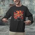 Animal Octopus Musician Drum Kit Octopus Drummer Men Graphic Sweatshirt
