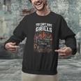 BBQ Dad Smoking Meat Smoker Barbecue Smoker Men Graphic Sweatshirt