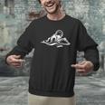 Breaststroke Swimming Stylized Design For Swimmers Men Graphic Sweatshirt Breaststroke Swimming Stylized Design For Swimmers Men Graphic Sweatshirt