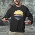 Canoe Canoeing Vintage Sunset Men Graphic Sweatshirt Canoe Canoeing Vintage Sunset Men Graphic Sweatshirt