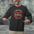 Certified Wiener Slinger BBQ Dad 4th Of July Men Graphic Sweatshirt