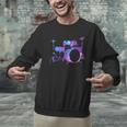 Cool Drum Kit Percussion Vintage Retro Drummer Costume Men Graphic Sweatshirt Cool Drum Kit Percussion Vintage Retro Drummer Costume Men Graphic Sweatshirt