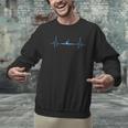 Cool Kayaking Heartbeat Canoe Boating Kayaks Outdoor Sport Men Graphic Sweatshirt