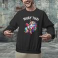 Cute Muay Thai Unicorn Men Graphic Sweatshirt Cute Muay Thai Unicorn Men Graphic Sweatshirt