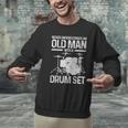 Drummer Drum Kit Vintage Drummer Men Graphic Sweatshirt Drummer Drum Kit Vintage Drummer Men Graphic Sweatshirt