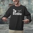 Drummer Humor The Drumfather Drum Kit Men Graphic Sweatshirt Drummer Humor The Drumfather Drum Kit Men Graphic Sweatshirt