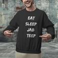 Eat Sleep Jab Teep Rep Muay Thai Men Graphic Sweatshirt Eat Sleep Jab Teep Rep Muay Thai Men Graphic Sweatshirt
