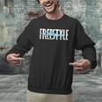 Freestyle Swimming Men Graphic Sweatshirt Freestyle Swimming Men Graphic Sweatshirt
