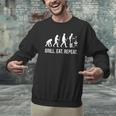 Grill Eat Repeat BBQ Dad Evolution Barbecue Men Graphic Sweatshirt Grill Eat Repeat BBQ Dad Evolution Barbecue Men Graphic Sweatshirt