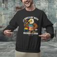 Grillin’ Eagle BBQ Dad 4th Of July Father’s Day Men Graphic Sweatshirt