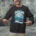 Here's To Swimming With Bow Legged Women Distressed Look Men Graphic Sweatshirt Here's To Swimming With Bow Legged Women Distressed Look Men Graphic Sweatshirt