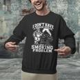 I'm Just A Drinker With A Smoking Problem Grilling BBQ Dad Men Graphic Sweatshirt