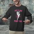 Just a Girl Who Loves Muay Thai Kids Girls Men Graphic Sweatshirt Just a Girl Who Loves Muay Thai Kids Girls Men Graphic Sweatshirt