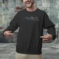 Just Keep Swimming With Aesthetic Wave Motivational Quote Men Graphic Sweatshirt Just Keep Swimming With Aesthetic Wave Motivational Quote Men Graphic Sweatshirt