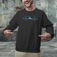 Kayaking Heartbeat Shirt Cool Canoe Boating Kayaks Men Graphic Sweatshirt