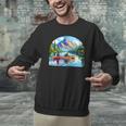Lake Canoeing Canoe Men Graphic Sweatshirt Lake Canoeing Canoe Men Graphic Sweatshirt