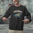 Lakes Lake Ontario Fishing Canoe Lighthouse Outdoor Men Graphic Sweatshirt Lakes Lake Ontario Fishing Canoe Lighthouse Outdoor Men Graphic Sweatshirt