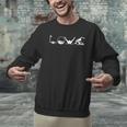 LOVE Swimming Practice Freestyle BreaststrokeShirt Men Graphic Sweatshirt
