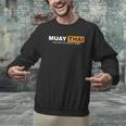 Muay Thai The Art Of Eight Limbs Kickboxing And MMA Fighter Men Graphic Sweatshirt Muay Thai The Art Of Eight Limbs Kickboxing And MMA Fighter Men Graphic Sweatshirt