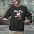 Muay Thai Art For Girls Kids Women Mixed Martial Arts Men Graphic Sweatshirt
