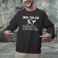 Muay Thai Dad Definition Muay Thai Father Men Graphic Sweatshirt