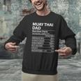Muay Thai Dad Nutrition Facts Muay Thai Dad Men Graphic Sweatshirt Muay Thai Dad Nutrition Facts Muay Thai Dad Men Graphic Sweatshirt